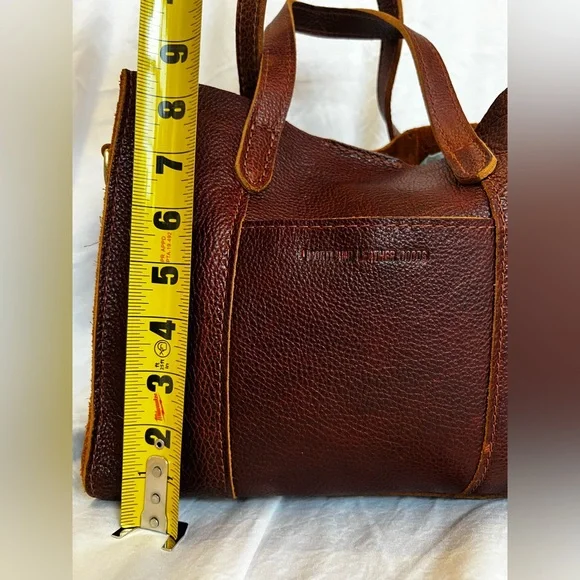 Portland Leather Goods Lola Crossbody Tote - Nutmeg - Picture 8 of 9